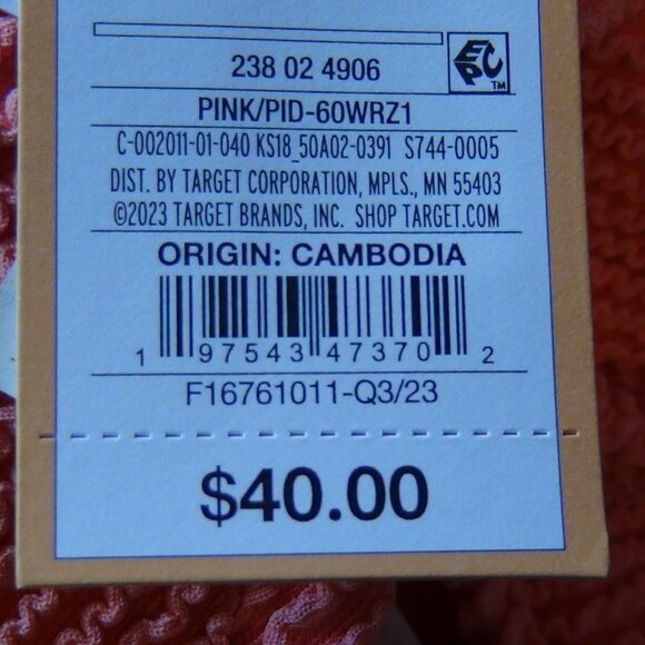 Kona Sol Pucker Textured Square Neck One Piece Swimsuit Coral Pink M, L - Picture 7 of 11